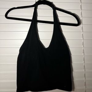 black halter top hollister